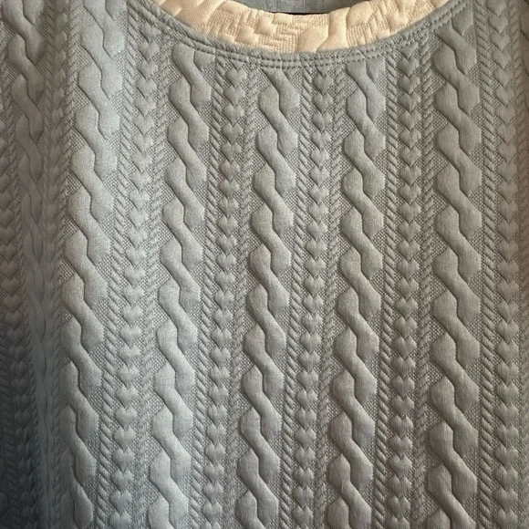 Cozy Light Blue Skirt Set - Picture 3 of 8